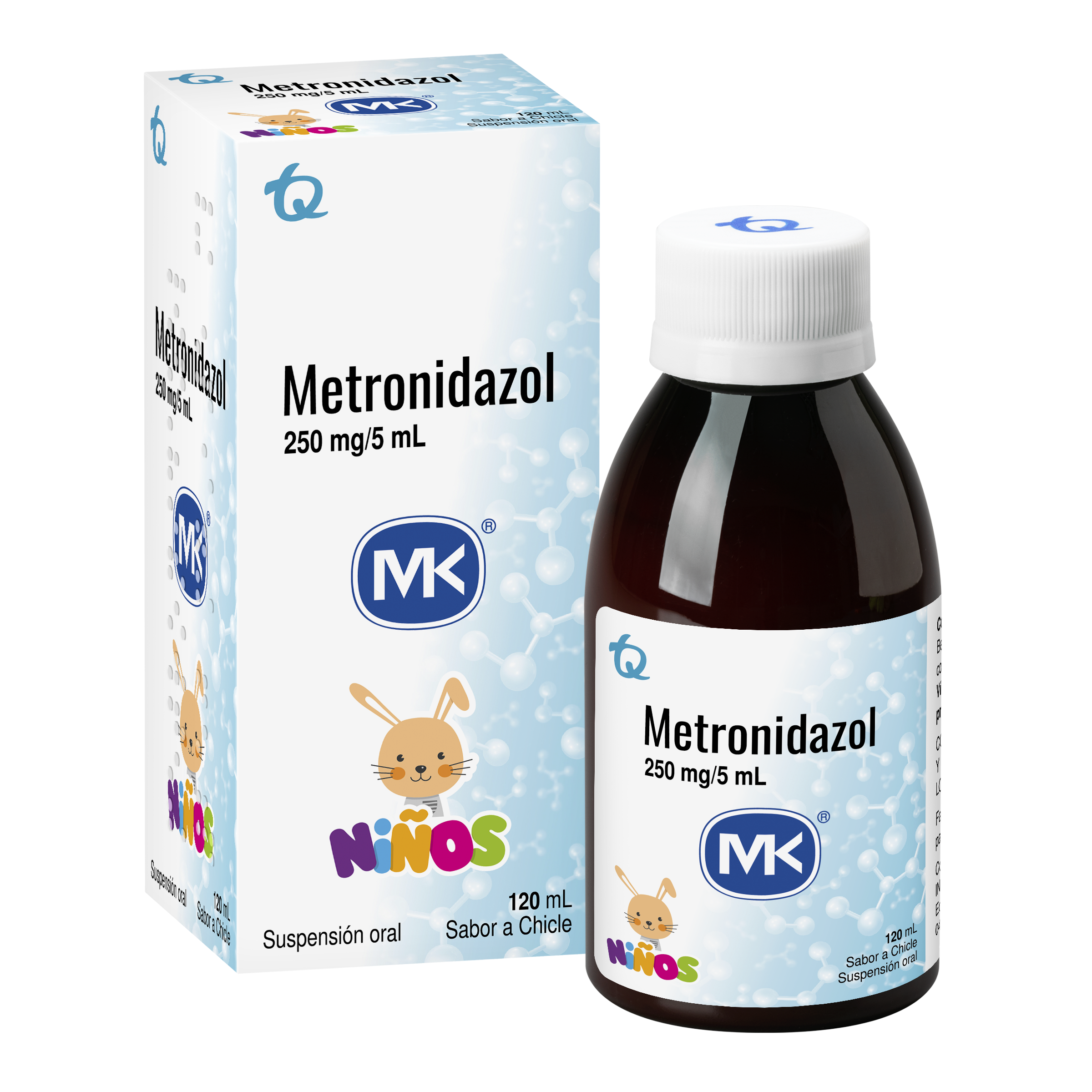 METRONIDAZOL 250MG/5ML SUSPENSIÓN 120ML 